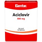 ACICLOVIR MG HERPE TABLETAS GENFA