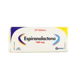 ESPIRONOLACTONA 100 MG ANGLO